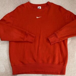 Nike Bold Orange Crewneck Sweater